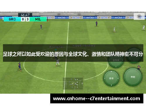 足球之所以如此受欢迎的原因与全球文化、激情和团队精神密不可分