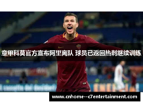 意甲科莫官方宣布阿里离队 球员已返回热刺继续训练